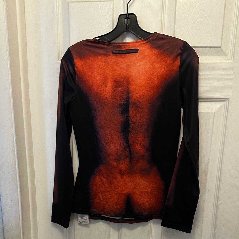 Stylish Women's Red and Black Top